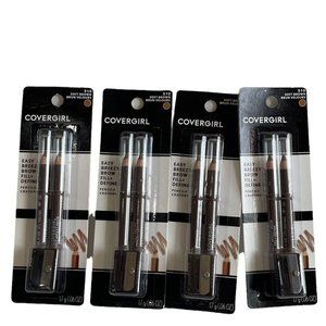Lot of 4 CoverGirl Easy Breezy Brow Fill & Define Pencil (2 PK) - 510 Soft Brown